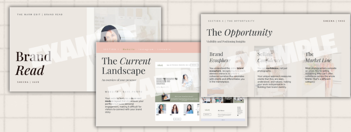 Example Brand Read deck pages